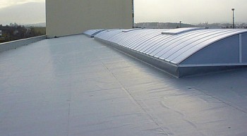 EPDM Roofing installed on a commercial roof