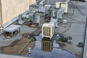 Ponding Water On Commercial Roof