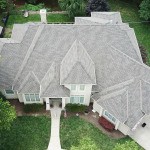 Modern roof installed on a Kansas City home by Christian Brothers Roofing